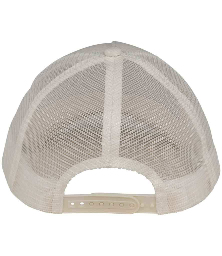 Native Spirit Native Spirit 5 Panel Trucker Cap - Ivory (NS035)