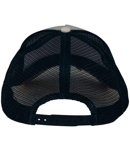 Native Spirit Native Spirit 5 Panel Trucker Cap - Ivory/Curcuma/Navy (NS035)