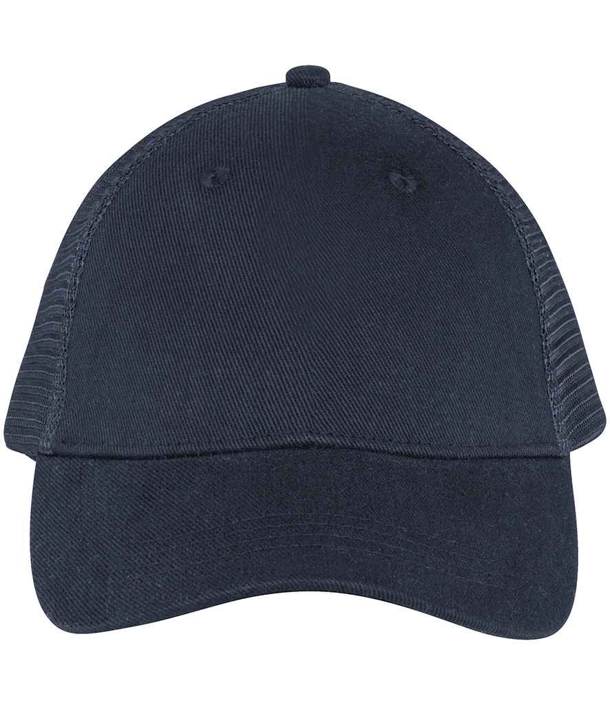 Native Spirit Native Spirit 5 Panel Trucker Cap - Navy (NS035)