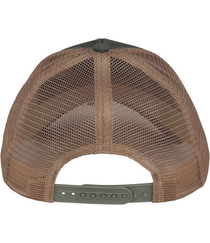 Native Spirit Native Spirit 5 Panel Trucker Cap - Organic Khaki/Beige (NS035)