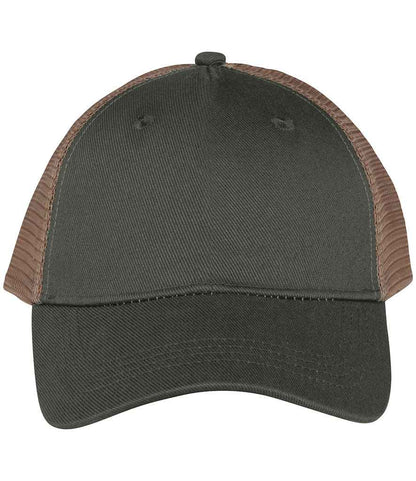 Native Spirit Native Spirit 5 Panel Trucker Cap - Organic Khaki/Beige (NS035)