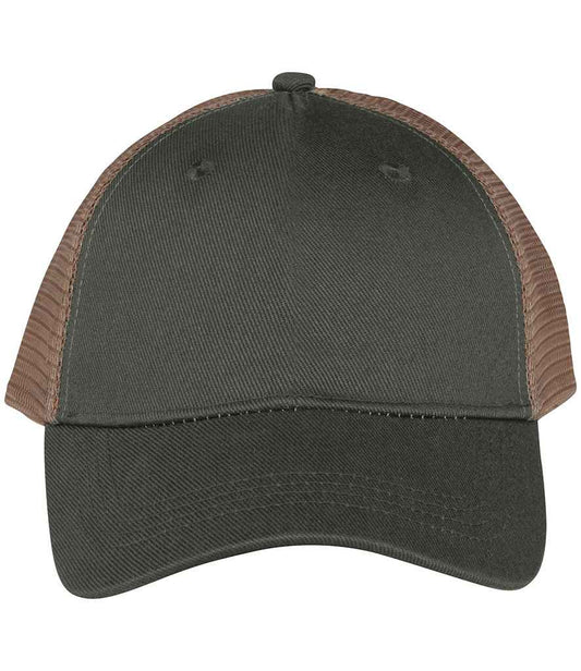Native Spirit Native Spirit 5 Panel Trucker Cap - Organic Khaki/Beige (NS035)
