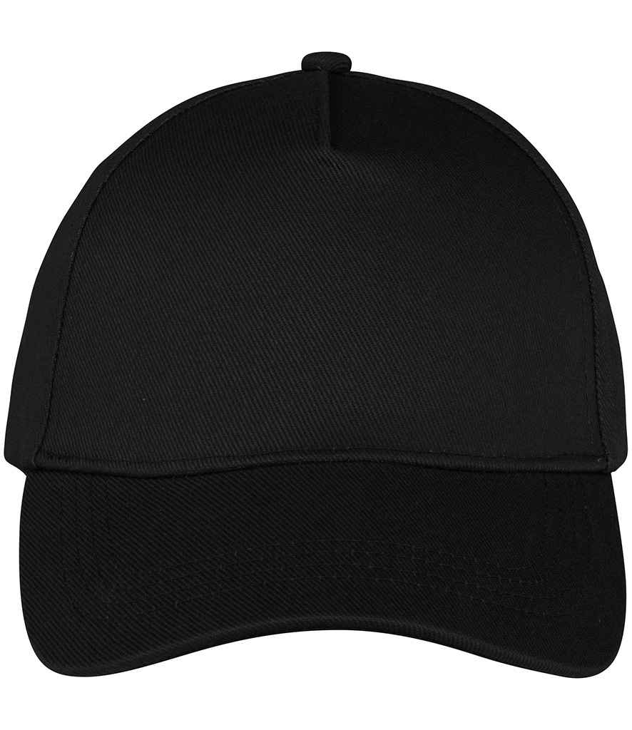 native spirit native spirit 5 panel cap - black (ns037)