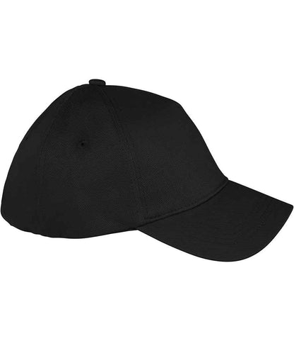 native spirit native spirit 5 panel cap - black (ns037)
