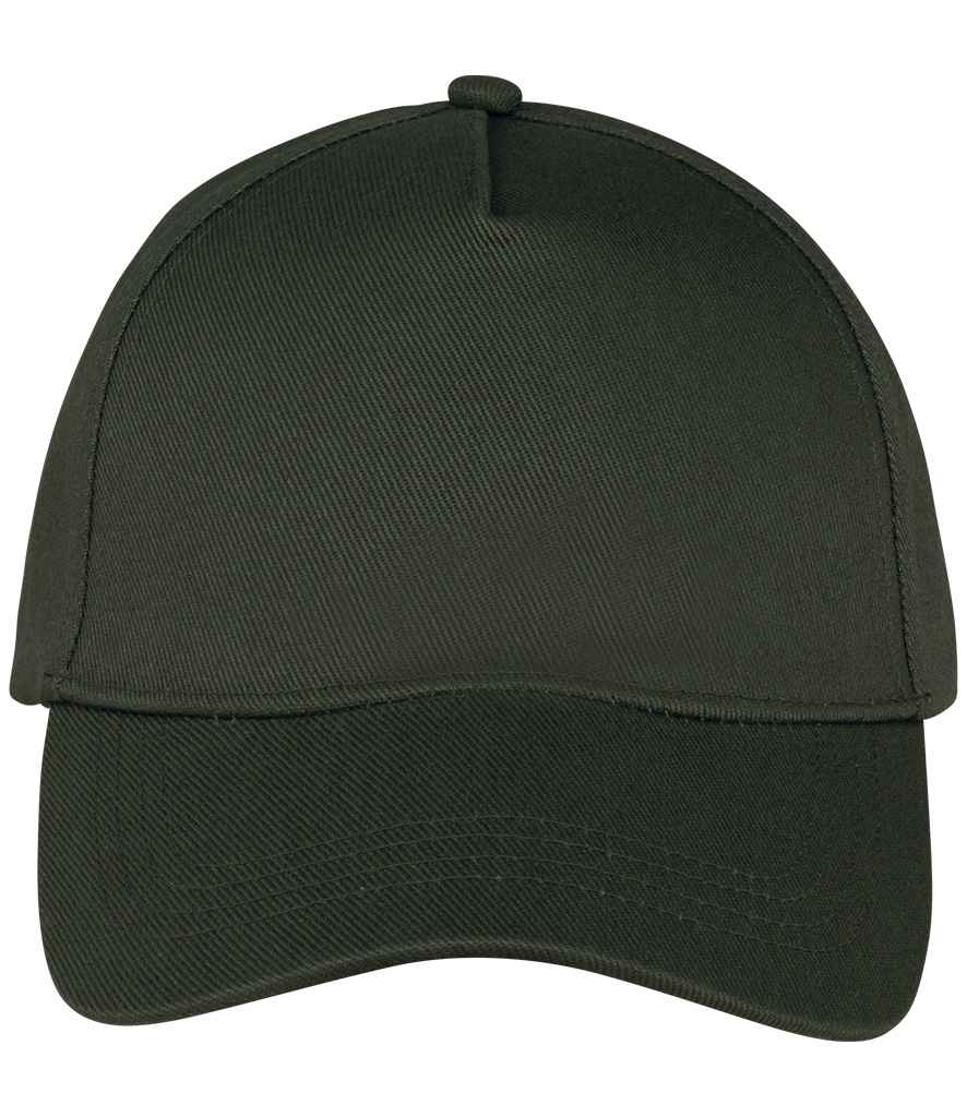 native spirit native spirit 5 panel cap - organic khaki (ns037)