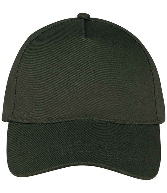 native spirit native spirit 5 panel cap - organic khaki (ns037)