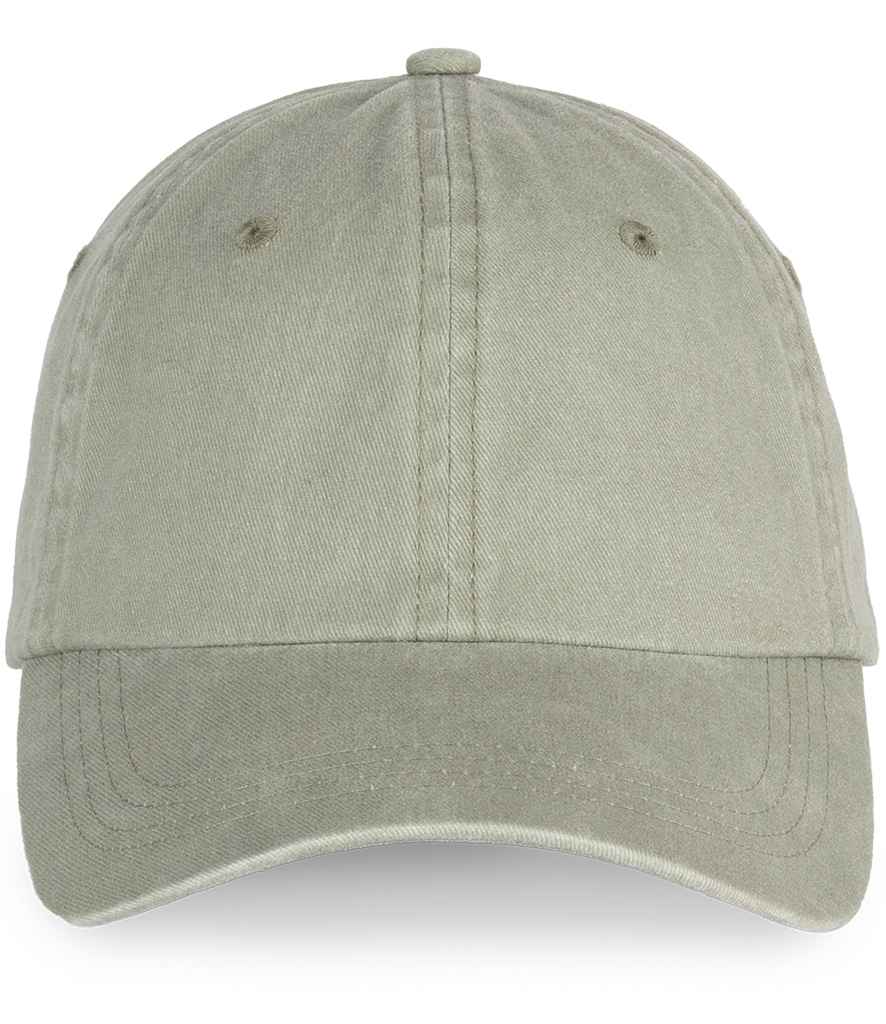 native spirit native spirit faded cap - washed almond green (ns040)