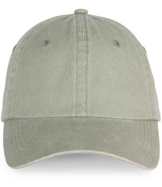 native spirit native spirit faded cap - washed almond green (ns040)