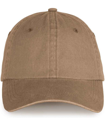 native spirit native spirit faded cap - washed dark camel (ns040)