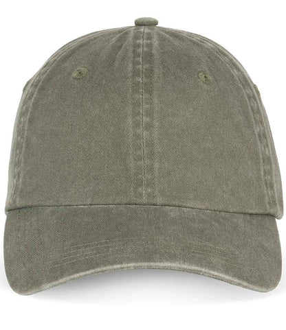 native spirit native spirit faded cap - washed organic khaki (ns040)