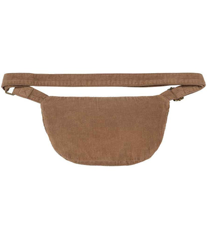 native spirit native spirit corduroy faded waist bag - washed dark camel (ns108)