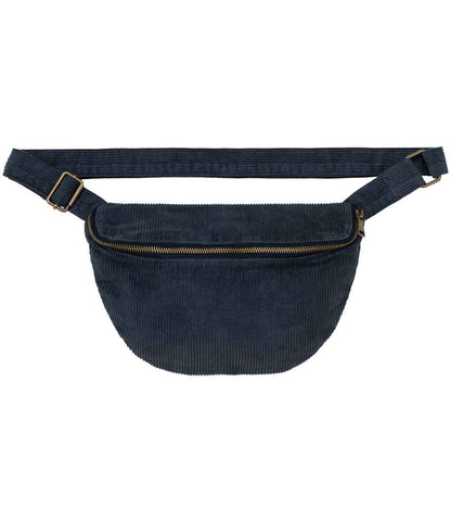 native spirit native spirit corduroy faded waist bag - washed dark navy (ns108)