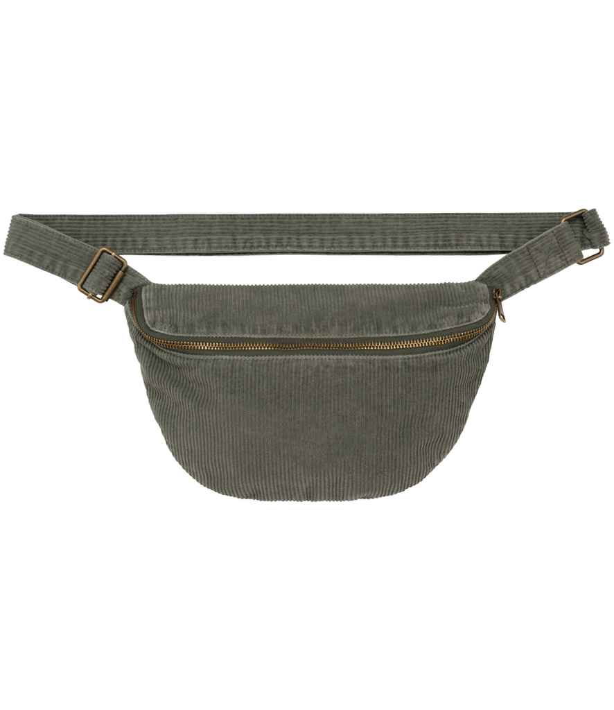 native spirit native spirit corduroy faded waist bag - washed organic khaki (ns108)
