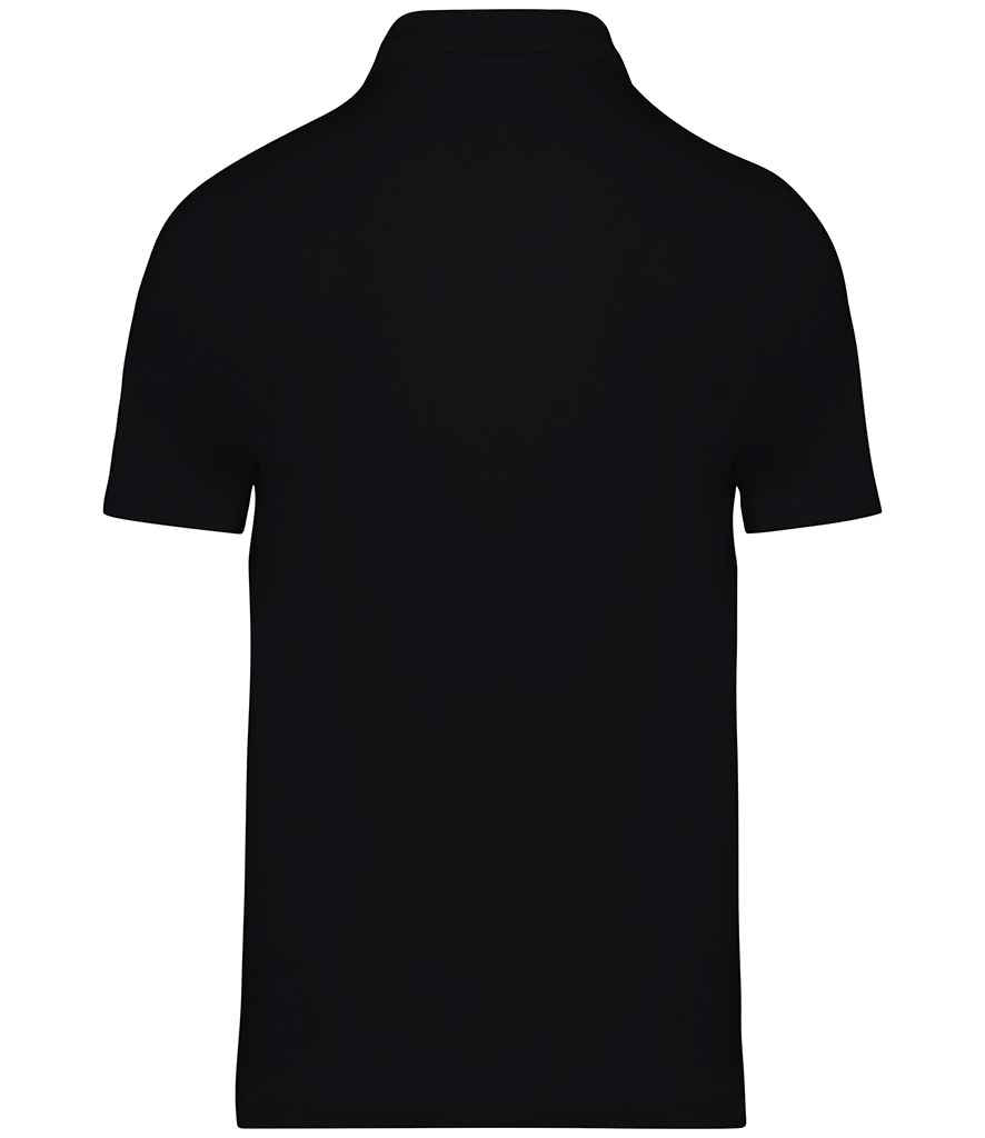 native spirit native spirit jersey polo shirt - black (ns200)