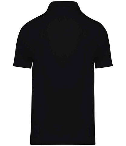 native spirit native spirit jersey polo shirt - black (ns200)