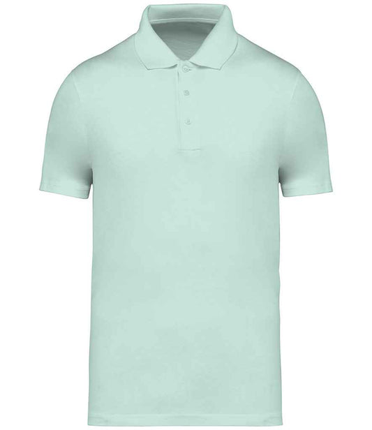native spirit native spirit jersey polo shirt - brook green (ns200)