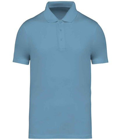 native spirit native spirit jersey polo shirt - sea water (ns200)