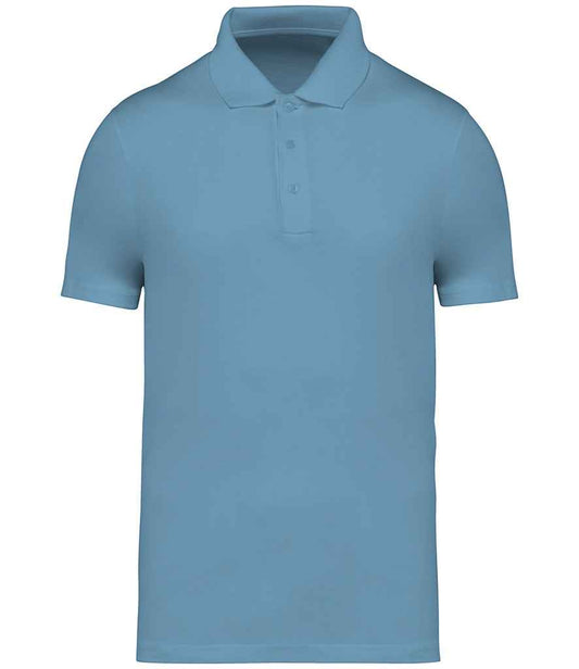 native spirit native spirit jersey polo shirt - sea water (ns200)