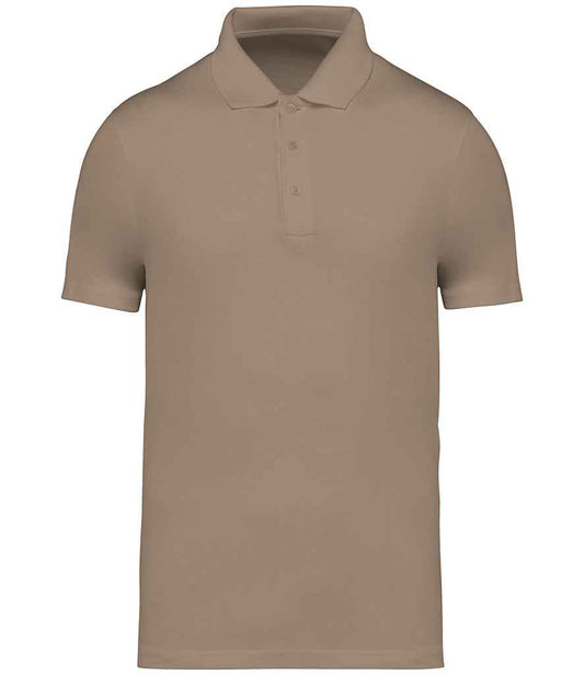 native spirit native spirit jersey polo shirt - wet sand (ns200)