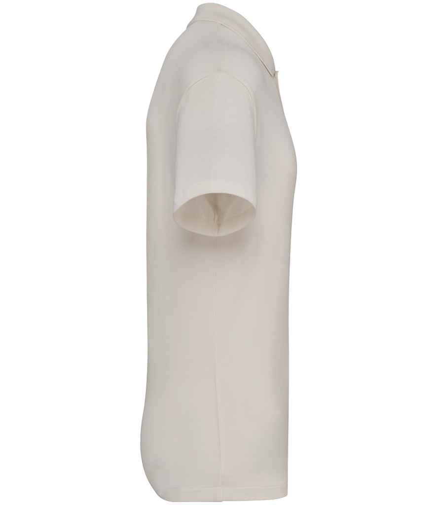 native spirit native spirit drop shoulder piqué polo shirt - ivory (ns204)