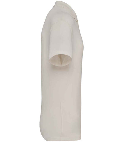 native spirit native spirit drop shoulder piqué polo shirt - ivory (ns204)