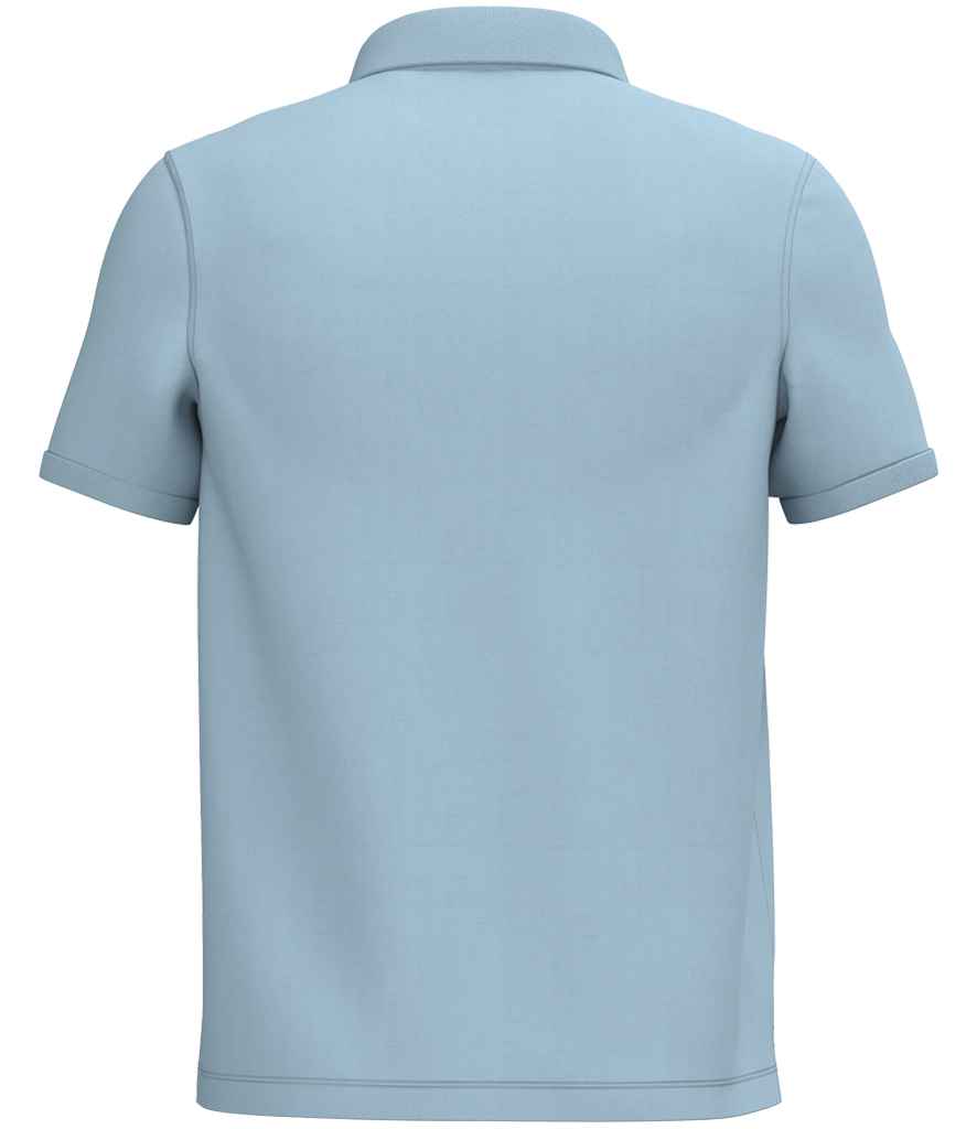 native spirit native spirit piqué polo shirt - aquamarine (ns207)