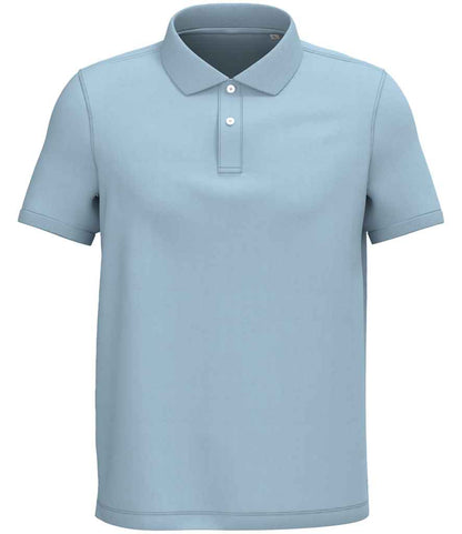 native spirit native spirit piqué polo shirt - aquamarine (ns207)
