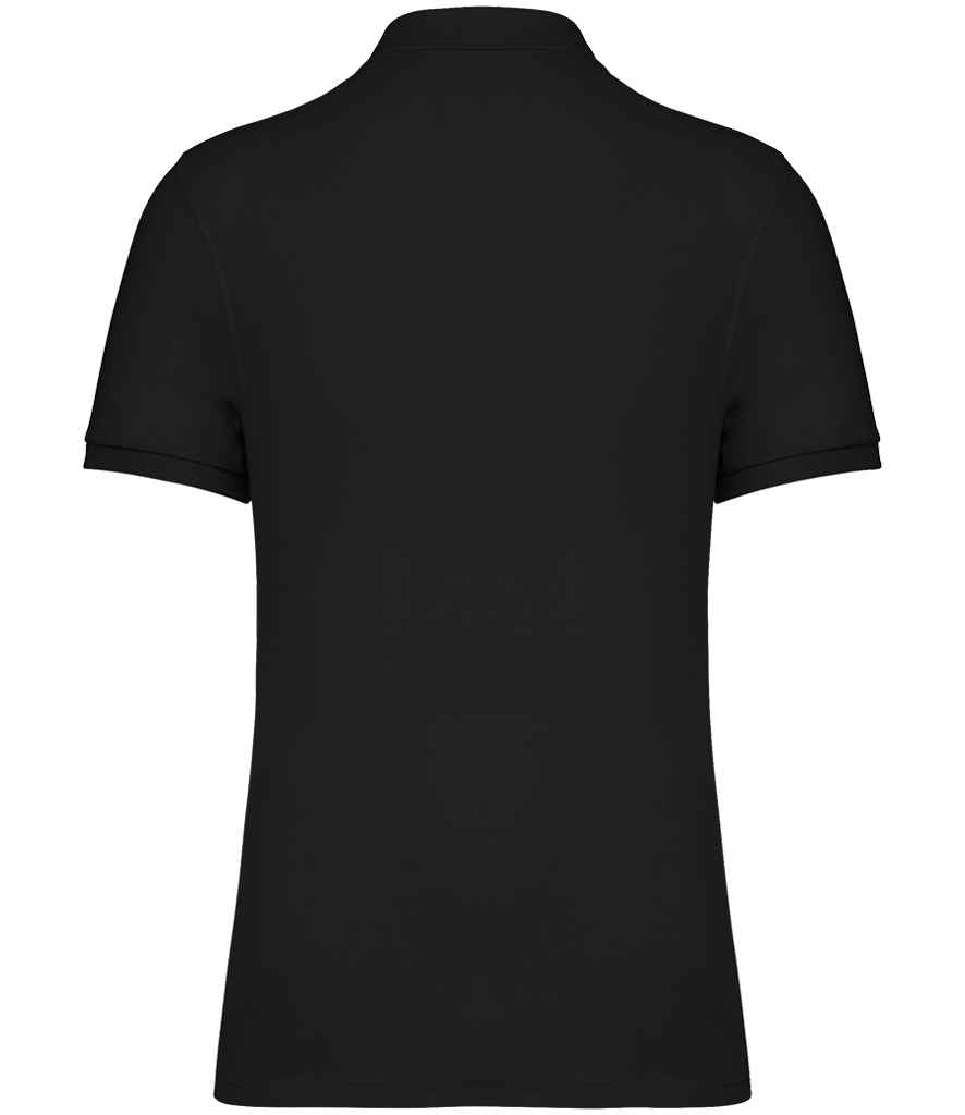 native spirit native spirit piqué polo shirt - black (ns207)