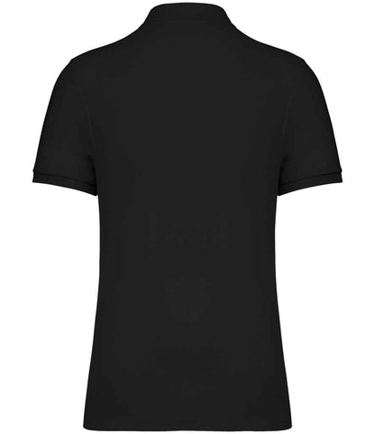 native spirit native spirit piqué polo shirt - black (ns207)