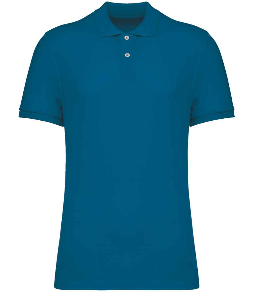 native spirit native spirit piqué polo shirt - blue sapphire (ns207)