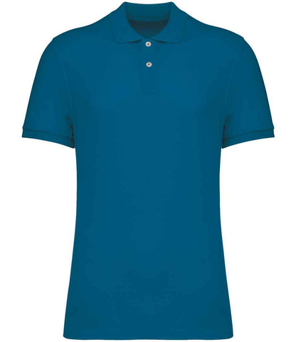 native spirit native spirit piqué polo shirt - blue sapphire (ns207)