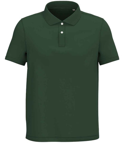native spirit native spirit piqué polo shirt - forest green (ns207)