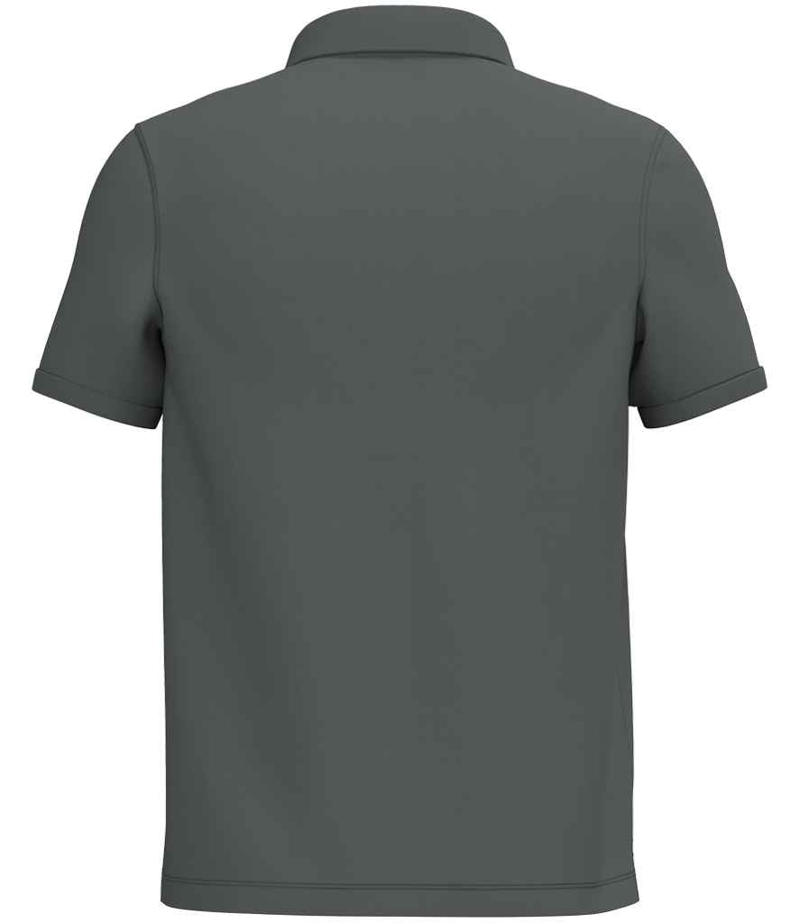 native spirit native spirit piqué polo shirt - iron grey (ns207)