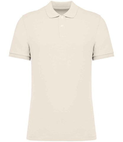 native spirit native spirit piqué polo shirt - ivory (ns207)
