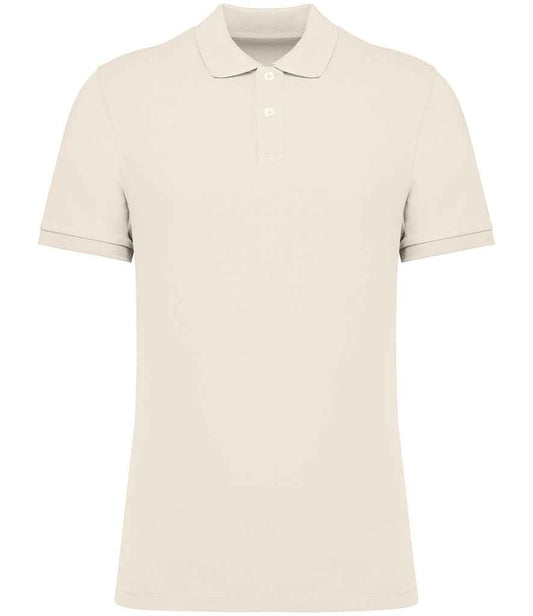 native spirit native spirit piqué polo shirt - ivory (ns207)
