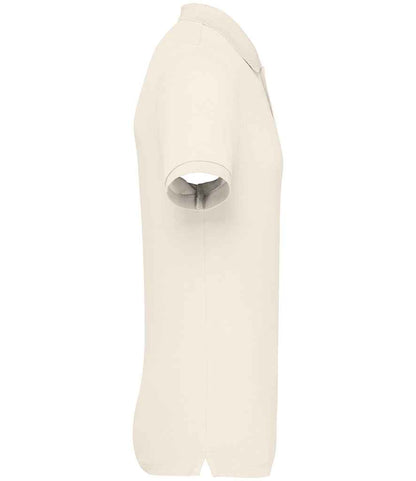 native spirit native spirit piqué polo shirt - ivory (ns207)