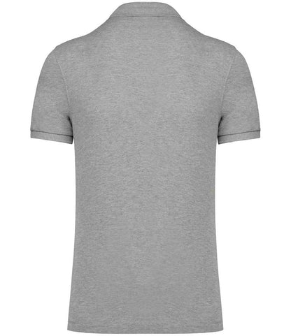 native spirit native spirit piqué polo shirt - moon grey heather (ns207)