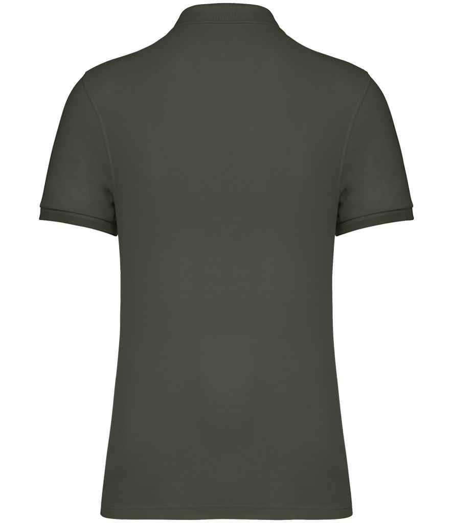 native spirit native spirit piqué polo shirt - organic khaki (ns207)
