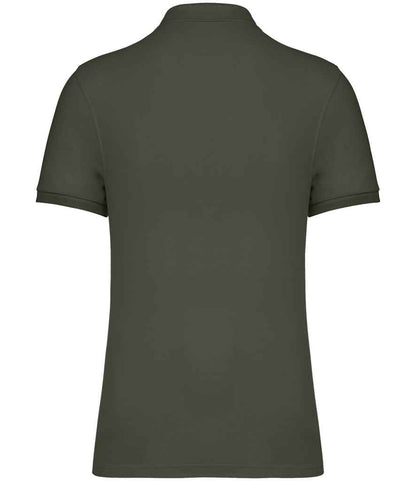native spirit native spirit piqué polo shirt - organic khaki (ns207)