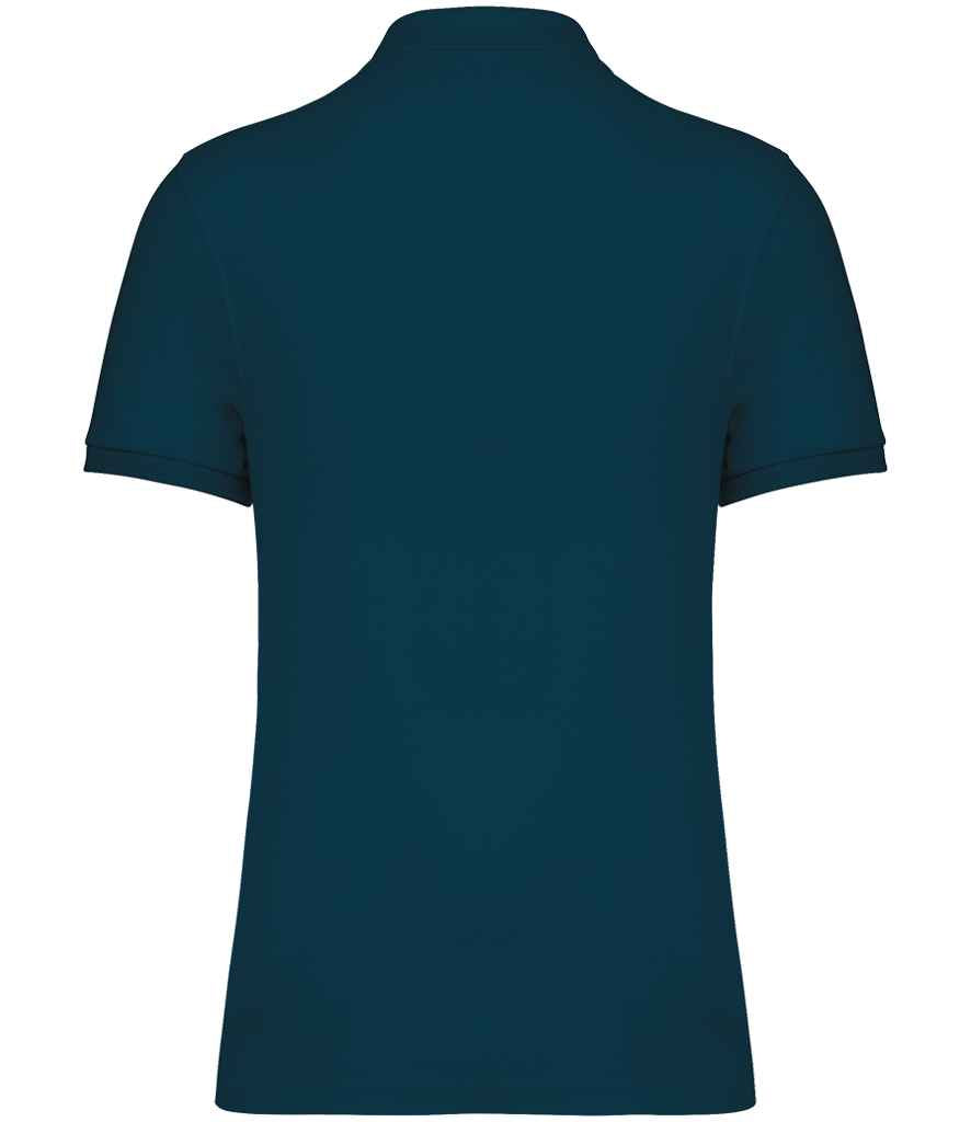 native spirit native spirit piqué polo shirt - peacock blue (ns207)