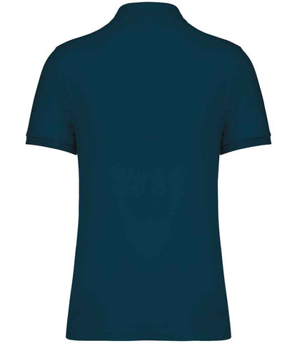 native spirit native spirit piqué polo shirt - peacock blue (ns207)