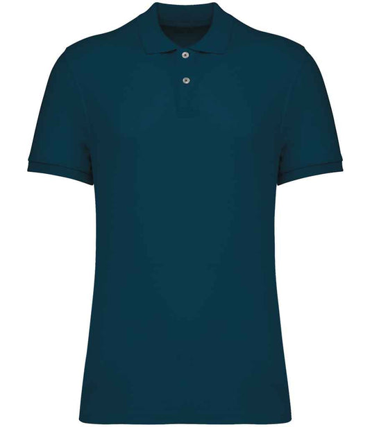 native spirit native spirit piqué polo shirt - peacock blue (ns207)