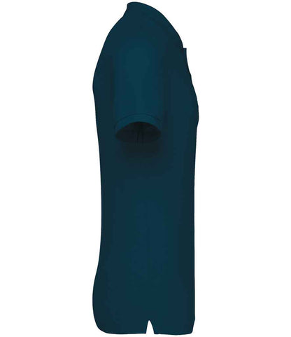 native spirit native spirit piqué polo shirt - peacock blue (ns207)