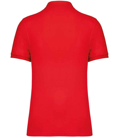 native spirit native spirit piqué polo shirt - poppy red (ns207)