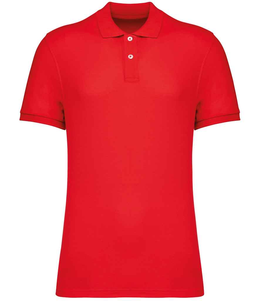 native spirit native spirit piqué polo shirt - poppy red (ns207)