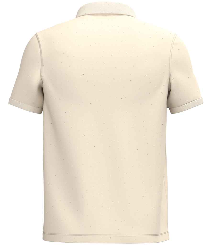 native spirit native spirit piqué polo shirt - raw natural (ns207)