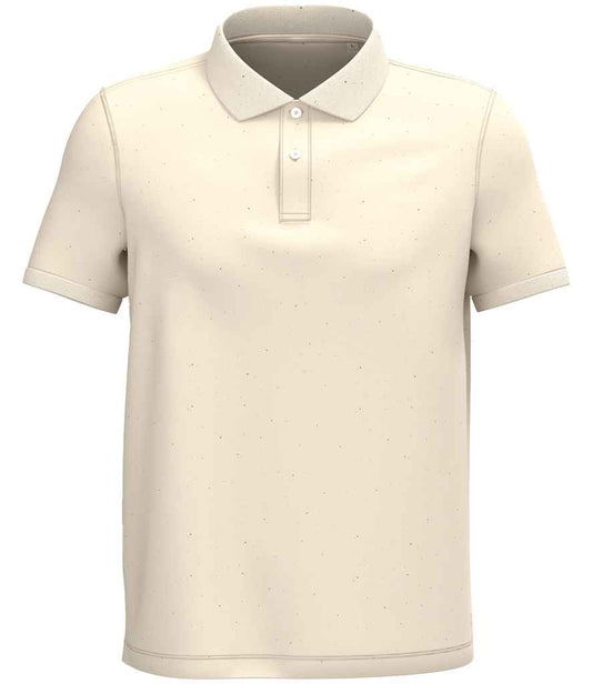 native spirit native spirit piqué polo shirt - raw natural (ns207)