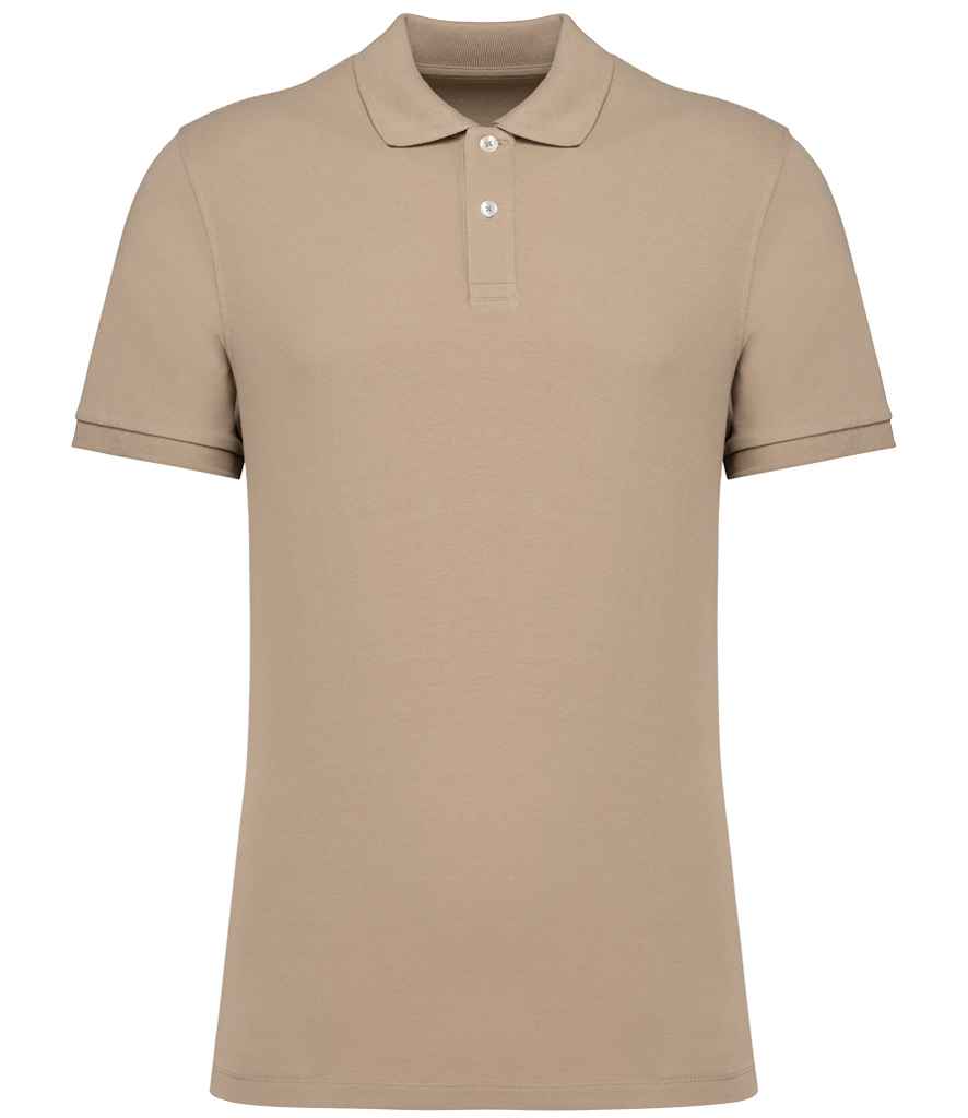 native spirit native spirit piqué polo shirt - wet sand (ns207)