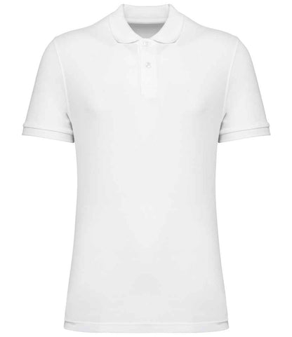 native spirit native spirit piqué polo shirt - white (ns207)