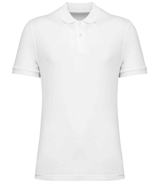 native spirit native spirit piqué polo shirt - white (ns207)